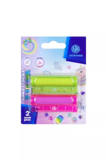 Gumka i linijka 2w1 Astrakids Unicorn 2 szt.
