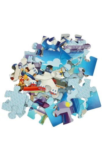 Puzzle 40 el. Dzie� na lotnisku Castorland