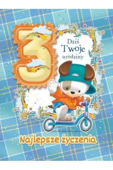 Trend Kartka okoliczno�ciowa Urodziny 3 MF03