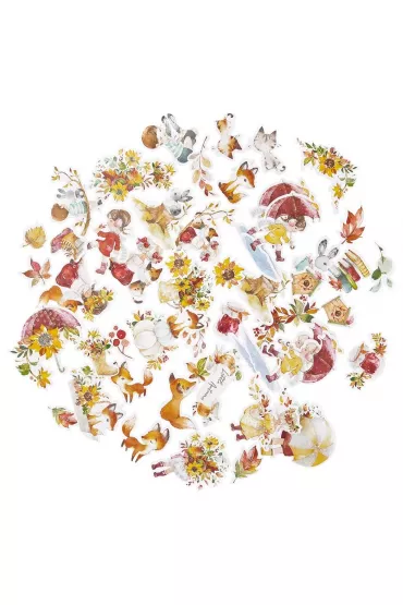 Dalprint Kszta�ty papierowe little autumn 50 szt