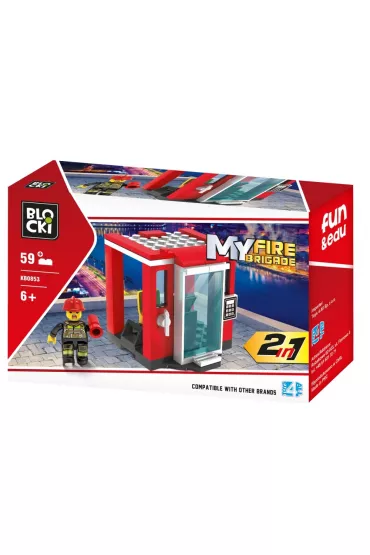 Klocki Blocki MyFireBrigade 2w1 59 elem.