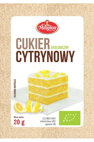 Amylon Cukier cytrynowy 20 g Bio