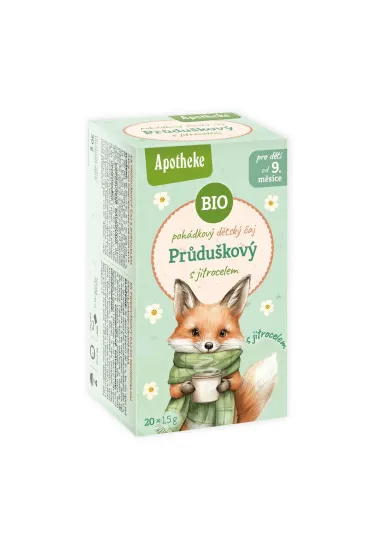 Apotheke Herbatka bajkowa dla dzieci na oskrzela z babk� lancetowat� 20 x 1,5 g Bio
