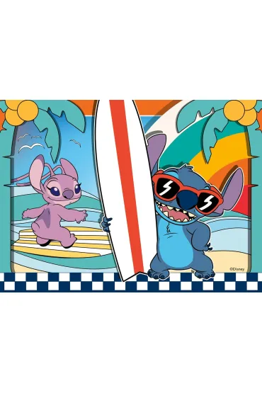 Puzzle dla dzieci 4w1 - Disney Stitch new (12+16+20+24 el.) Ravensburger