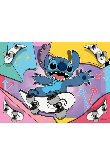 Puzzle dla dzieci 4w1 - Disney Stitch new (12+16+20+24 el.) Ravensburger