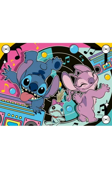 Puzzle dla dzieci 4w1 - Disney Stitch new (12+16+20+24 el.) Ravensburger