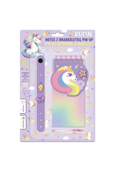 Derform Notes z bransoletk� Pin-up - Kucyk