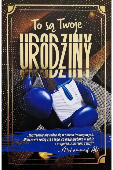 Yeku Karnet Urodziny Sporty Walki