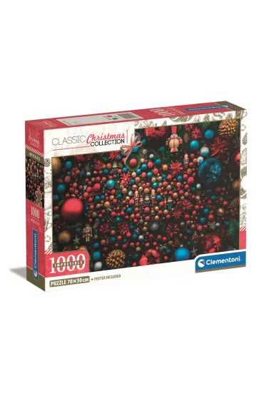 Puzzle 1000 el. Compact Impossible Christmas Collection Clementoni