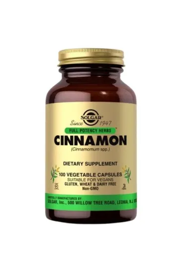 Solgar Full Potency Cinnamon Suplement diety 100 kaps.