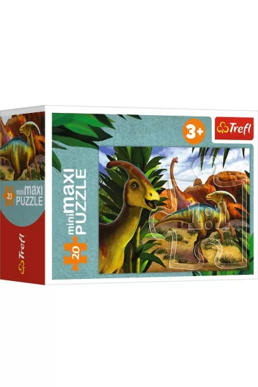 Puzzle 20 el. miniMAXI Poznaj �wiat dinozaur�w 2 Trefl