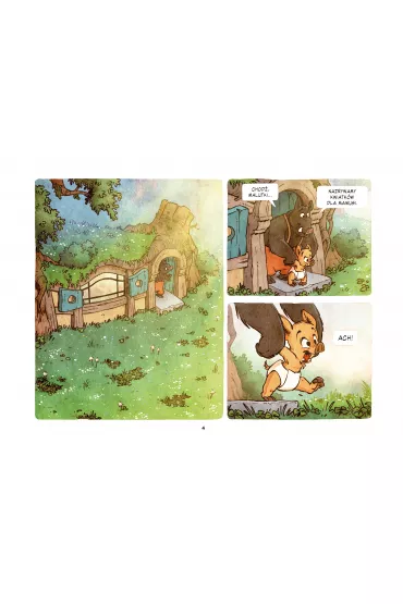 M�j pierwszy komiks 5+ W cieniu drzew. Pierwsza wiosna. Tom 4 - Dav