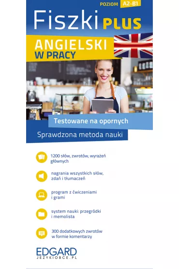 Fiszki plus. Angielski w pracy. Poziom A2-B1 - Sylwia Wa�niewska, Agata  Bal