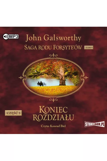 Audiobook Za rzek. Saga rodu Forsyte'w. Tom 9. Koniec rozdziau. Cz 3 CD - John Galsworthy