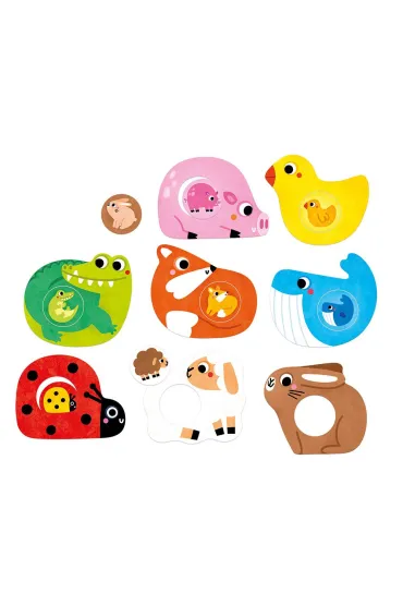 Pierwsze puzzle Maluszki Bright Junior Media