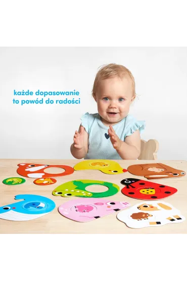 Pierwsze puzzle Maluszki Bright Junior Media