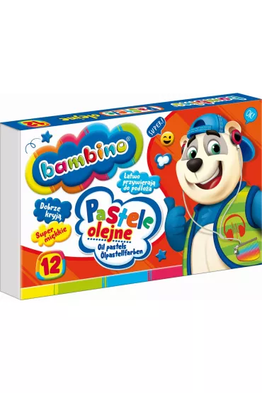 St. Majewski Pastele olejne Bambino 12 szt.