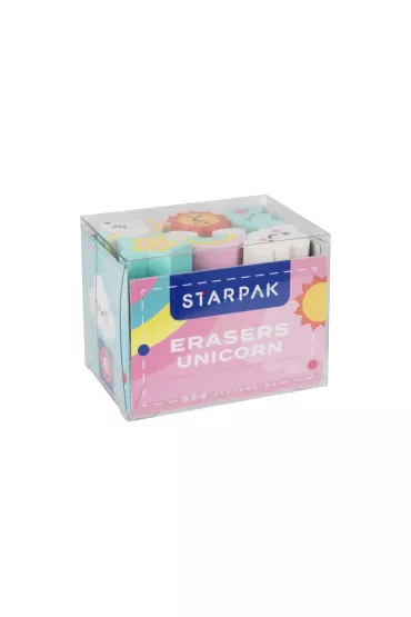 Gumka do mazania Unicorn STARPAK 538826 6 szt.