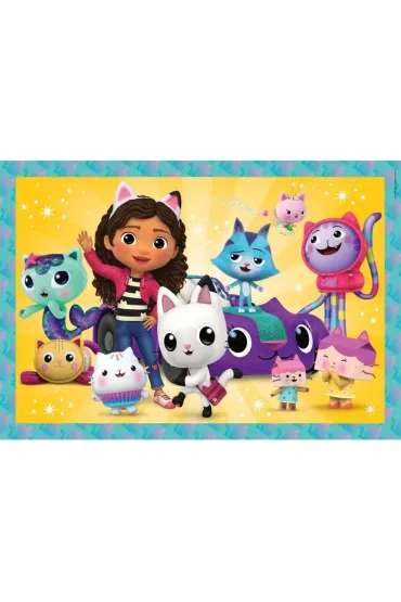 Puzzle 24 el. Maxi SuperColor. Koci Domek Gabi Clementoni