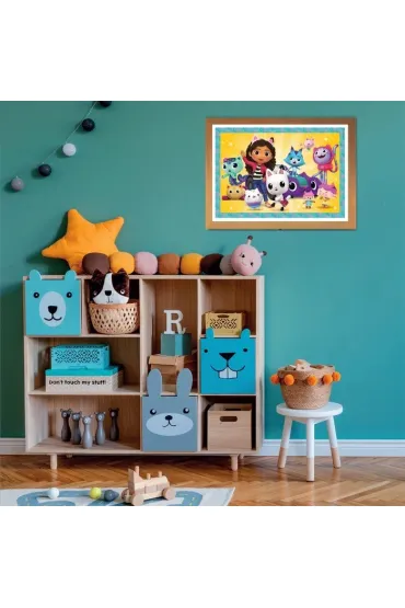 Puzzle 24 el. Maxi SuperColor. Koci Domek Gabi Clementoni