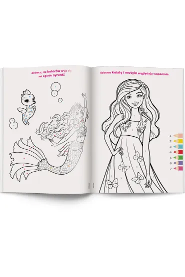 BARBIE DREAMTOPIA. KOLOROWANKA WED�UG KODU