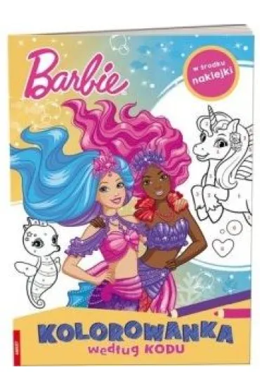 BARBIE DREAMTOPIA. KOLOROWANKA WED�UG KODU