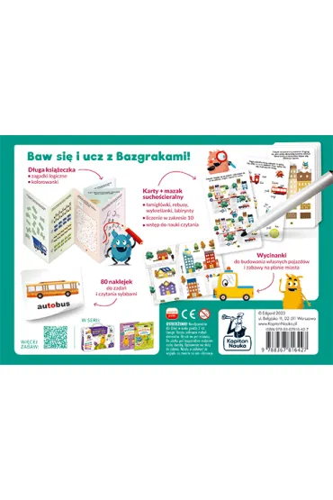 Bazgraki. Super pojazdy. Kapitan Nauka - Bo�ena Dybowska, Anna Grabek