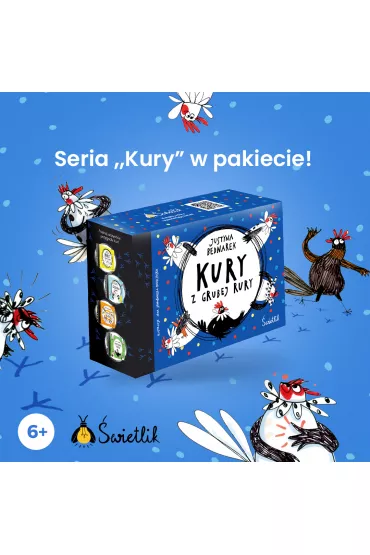 Pakiet: Kury z grubej rury, O kurza twarz!, Hip, hip, KURA!, Pita kura u wozu - Justyna Bednarek