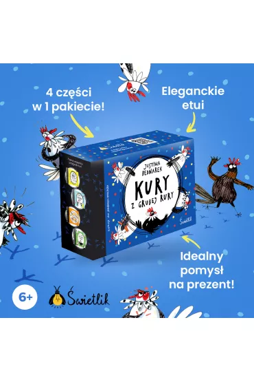 Pakiet: Kury z grubej rury, O kurza twarz!, Hip, hip, KURA!, Pita kura u wozu - Justyna Bednarek