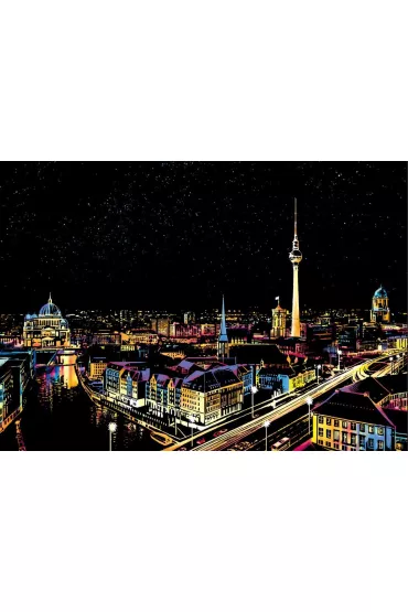 Twoje Hobby Berlin. Magiczna zdrapka - wydrapywanka 40.0 x 28.5 cm