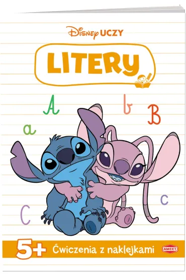 Disney uczy. Stich. �wiczenia z naklejkami. Litery