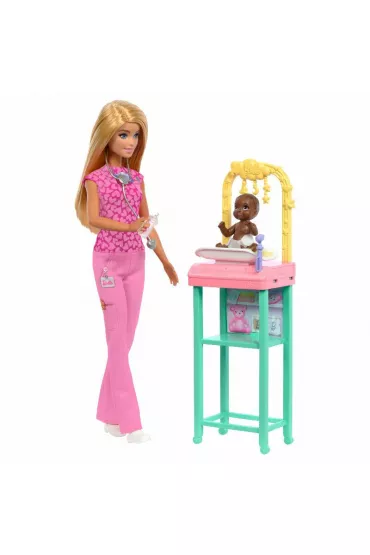 Barbie Kariera. Lalka Lekarz Pediatra Mattel