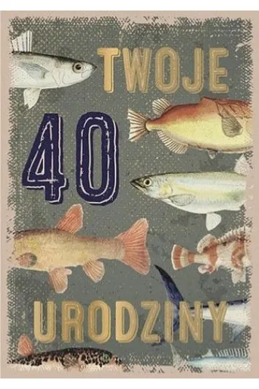 Kukartka Karnet B6 Urodziny (wymienne cyfry)