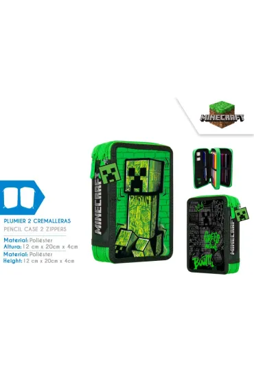 KIDS EUROSWAN Pi�rnik dwukomorowy z wyposa�eniem Minecraft MC00054