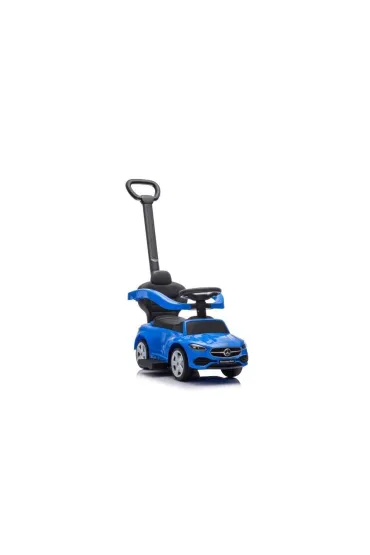 Je�dzik z pchaczem Mercedes 3w1 niebieski LeanToys