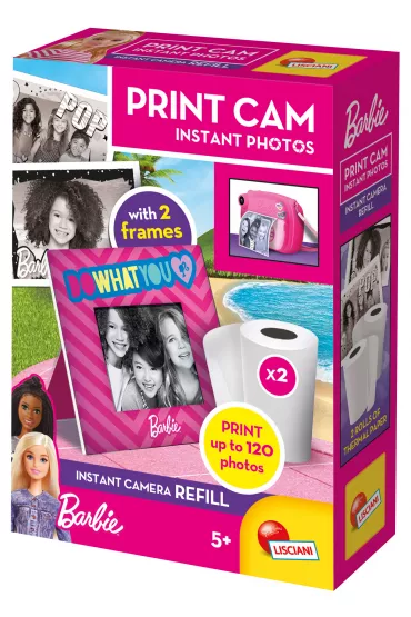 Barbie Print Cam Instant Photos Lisciani