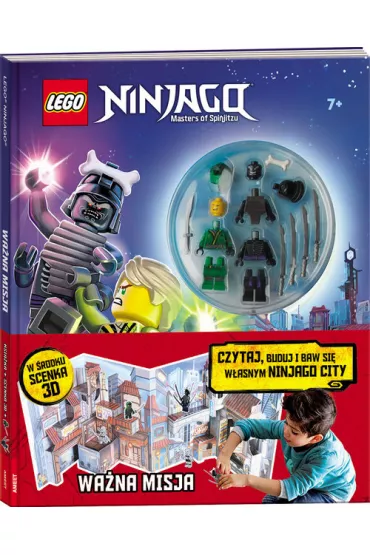LEGO NINJAGO. Wa�na misja. Czytaj, buduj, baw si�