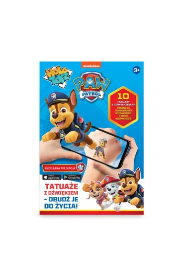 Holotoyz Tatua�e dla dzieci AR, Psi Patrol 10 el.