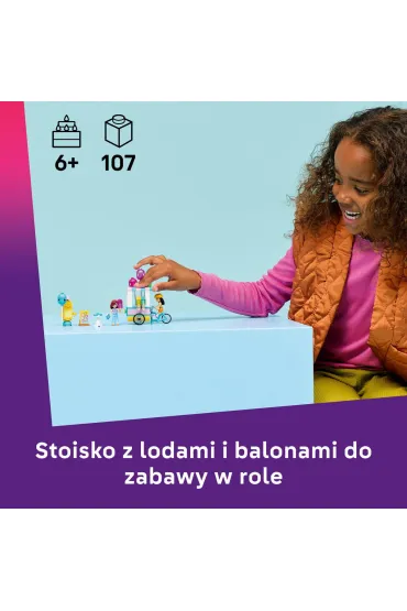 LEGO Friends Stoisko z lodami i balonami 42692