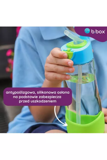 b.box Butelka na wod� tritanowa ze s�omk� Ocean Breeze 600 ml