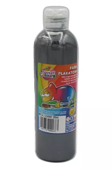 Otocki Farba dekoracyjna metaliczna czarna 250ml