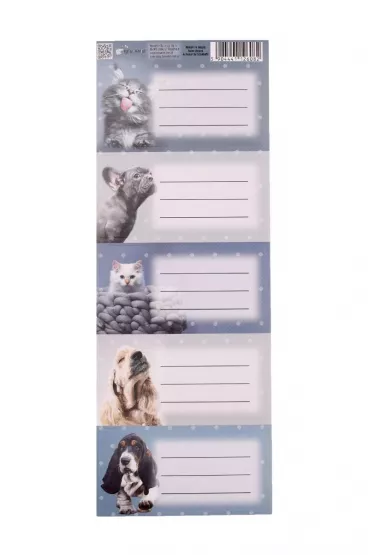 Beniamin Naklejki na zeszyty pasek The Sweet Pets