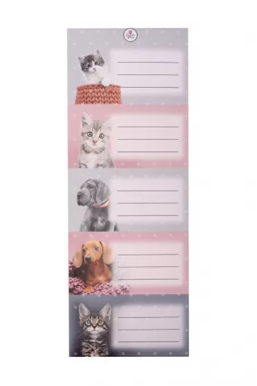 Beniamin Naklejki na zeszyty pasek The Sweet Pets