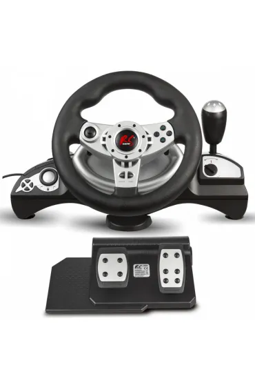 Audiocore Kierownica PS4/PS3/XBOX ONE/PC(X-INPUT/D-INPUT)/Switch/ Android 8IN