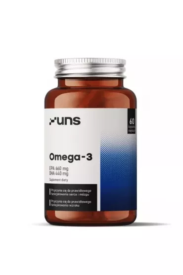 Uns Omega 3 Suplement diety 60 kaps.