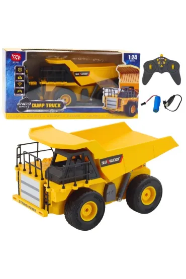 Wywrotka budowlana R/C LED 1:24 LeanToys