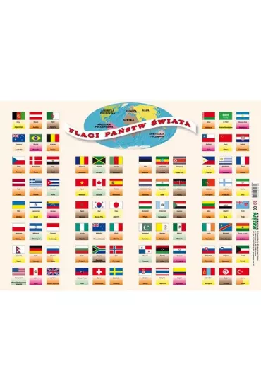 Puzzle - Flagi pa�stw �wiata Pi�tka