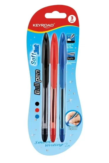 Keyroad D�ugopis Ball Pen mi�kki uchwyt 0,7mm