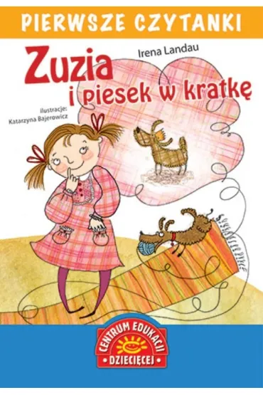 Pierwsze czytanki. Zuzia i piesek w kratk� - Irena Landau