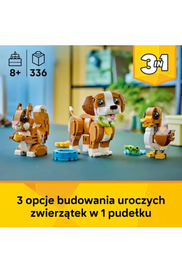 LEGO Creator Urocze zwierz�tka: psotny szczeniaczek 31382